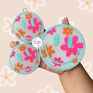 Floral Smiley Freshie, Freshie, ambientador para coche