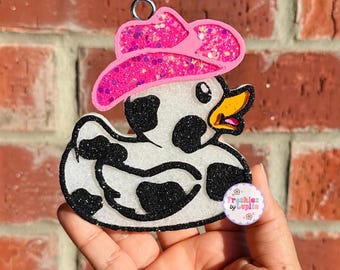 Cowboy Duck freshie, Car Air Freshener, Freshy