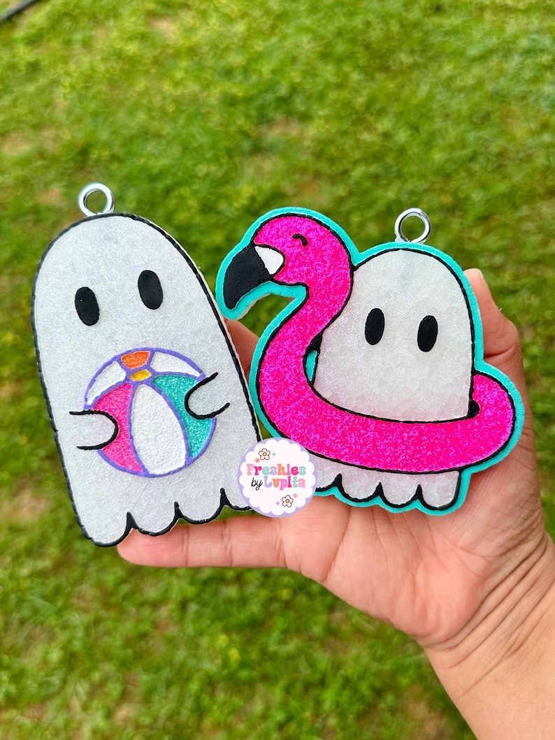ghost freshie summer ghost floatie ghost beach ball