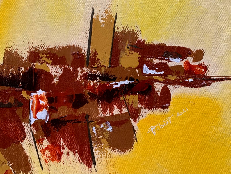 Original Triptych Painting Yellow Abstract Acrylic Canvas Set original-triptych-painting-yellow-abstract-acrylic-canvas-set