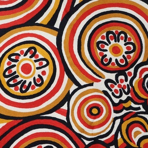 Aboriginal Design Handmade Chain Stitch Kashmir Wool Rug |Kashmir Handmade Wool Carpet | Colorful Floor Design.