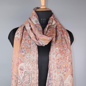 Kashmir Traditional Kani Soft Shawl | LightWeight Shawls And Wraps |Pure Pashmina with Intricate Embroidery