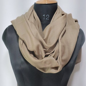 Echarpes en cachemire/pashmina, châles pashmina, pashmina uni, écharpes unisexe en cachemire, châle pashmina uni, tour de cou en Pashmina - 78 x 28 po.
