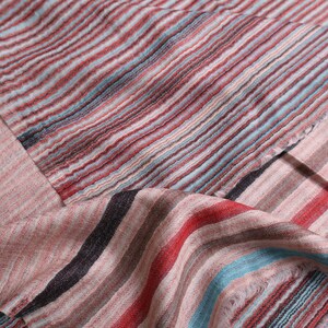 Châle cachemire léger double face en laine fine | Châle réversible en pashmina | Écharpes faites main | Etoles en pashmina | Cadeau pour maman