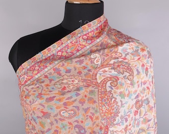 Chales kani de Cachemira / Pashminas kani / Chales y bufandas tejidos a mano