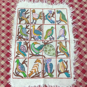Handcrafted Kashmir Wall Hanging  - Traditional Wool Wall Art | Unique Handcrafted Ethnic Wall Decor | Kashmir Handmade Namda