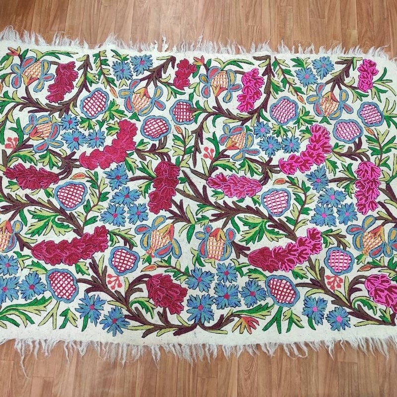 Hand Felted Pure Wool Namda Door Mat (31 in x 18 in)