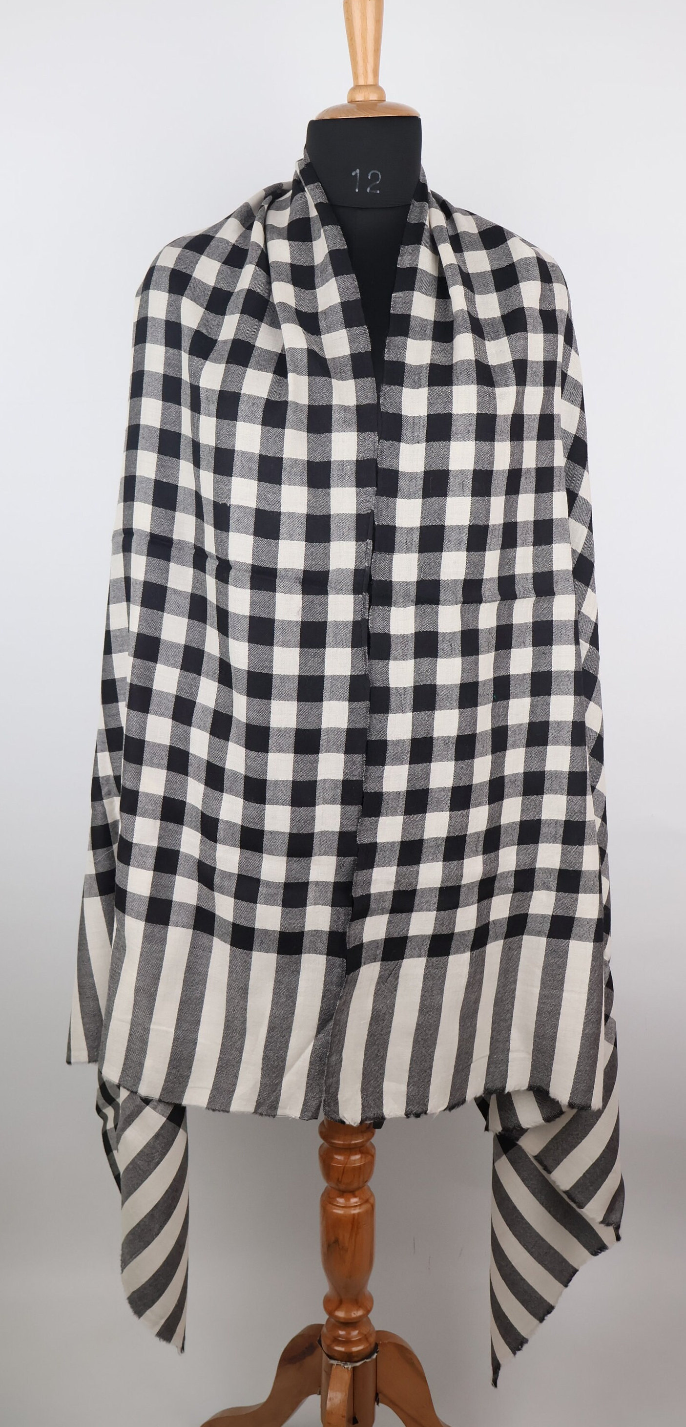 ストール+パシュミナ Reversible Wool Shawl Tartan Check Japan Reversible Wool Shawl Tartan Check Japanの通販 by Hio｜ラクマ