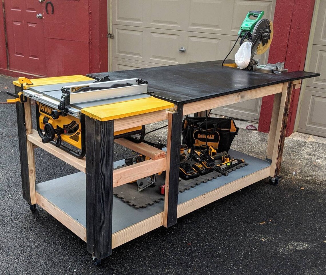 Table & Miter Saw Table Etsy
