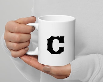 C-mok - alfabetkop - minimalistische mok