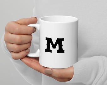 M-mok - alfabetkop - minimalistische mok