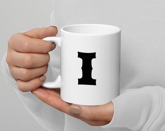 I Mug - Alfabetbeker - Minimalistische mok