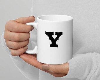 Y-mok - alfabetbeker - minimalistische mok