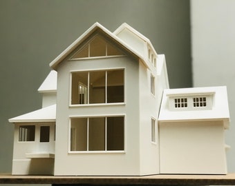 Personalized White color 3D scale models | |Architectural Models | Farm House Model | Conceptual architectural scale models