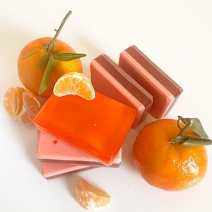 Orange-Zimt-2 Seifenstücke! . Wenn Sie einen anderen Duft von Seife in einer Bestellung haben möchten, schreiben Sie mir bitte eine Nachricht.