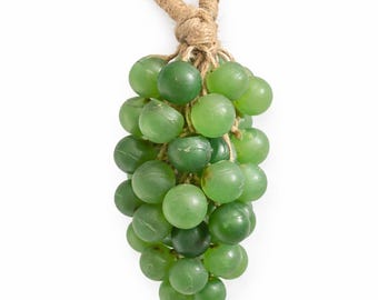 Savon à l'aloe vera en forme de raisins verts - parfumé au citron