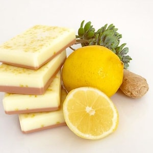 Ginger Lemon-2 Seifenstücke! . Wenn Sie einen anderen Duft von Seife in einer Bestellung haben möchten, schreiben Sie mir bitte eine Nachricht.