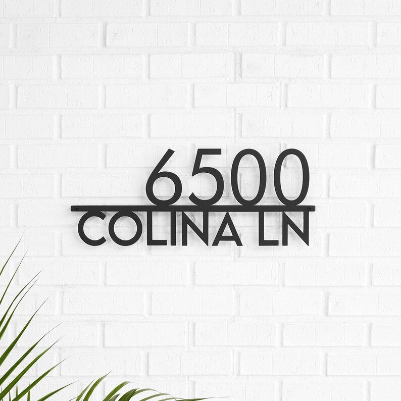 Custom Metal Sign Metal Name Sign Metal Signs Address Sign Etsy