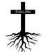 SVG Rooted in Christ Tree Roots and Cross Cricut Instant Download Bible ...