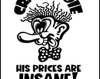 Crazy Eddie - Etsy