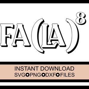 SVG - Fa La 8- Merry Christmas Math- Cricut Instant Download - Melhor presente para professor - Ensinando aos alunos um feriado agradecido - DXF