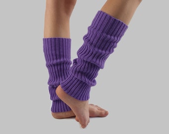 Gebreide beenwarmers, wollen beenwarmers voor vrouwen, dansleraar cadeau.