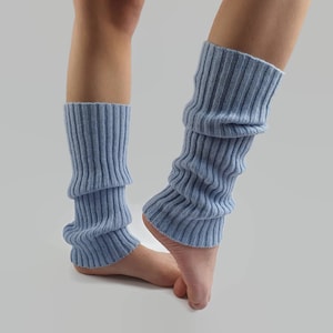 Wool leg warmers,  Merino wool knit leg warmers, Yoga lovers gift