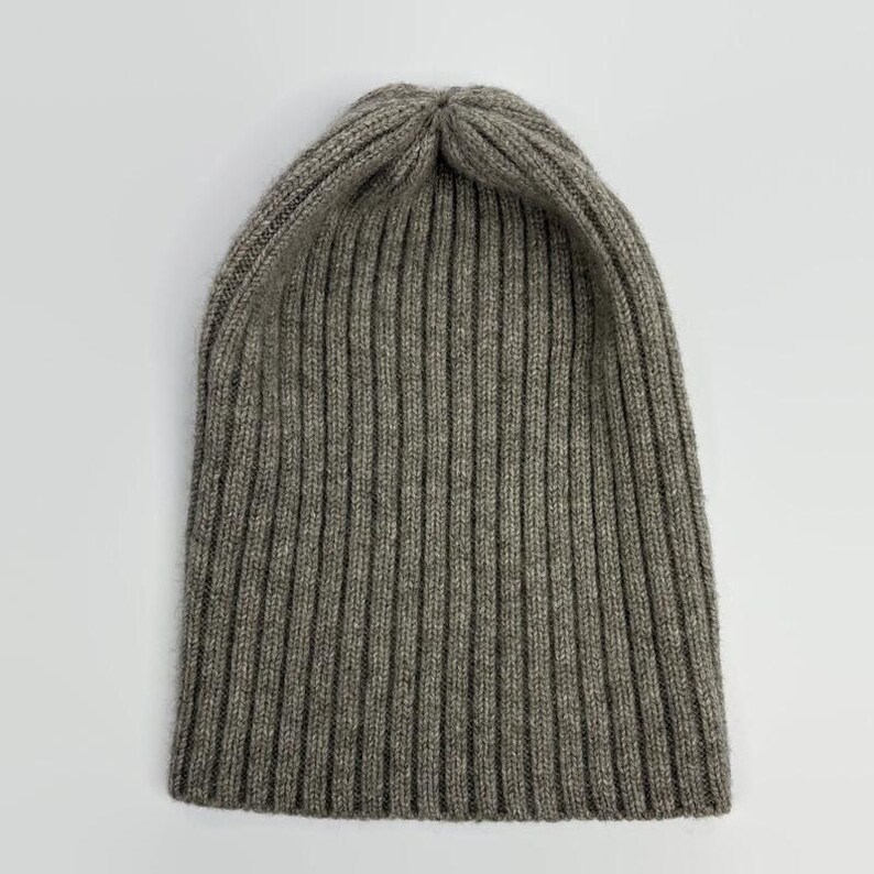 Fisherman hat from yak wool ~ Knit winter beanie image 6