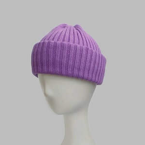 Fisherman hat, knit wool fisherman beanie, Hat for men, merino wool hat