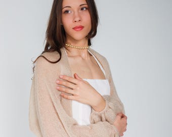 Cárdigan de mohair ~ Bolero de boda
