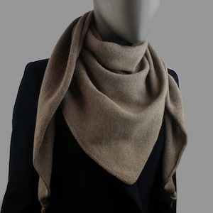 Cashmere triangle scarf, cashmere winter shawl