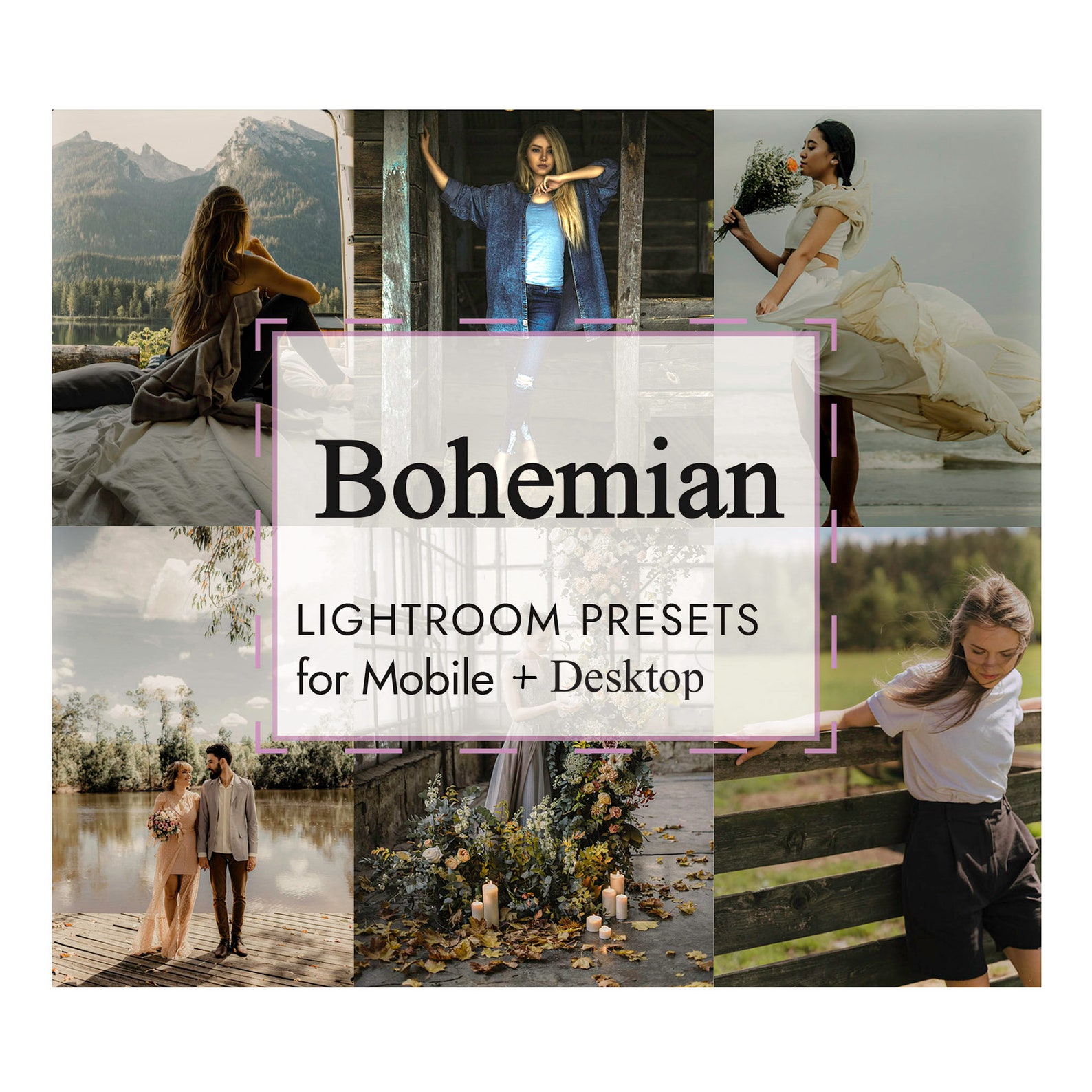 5 Bohemian Mobile Desktop Lightroom Presets Blogger ...