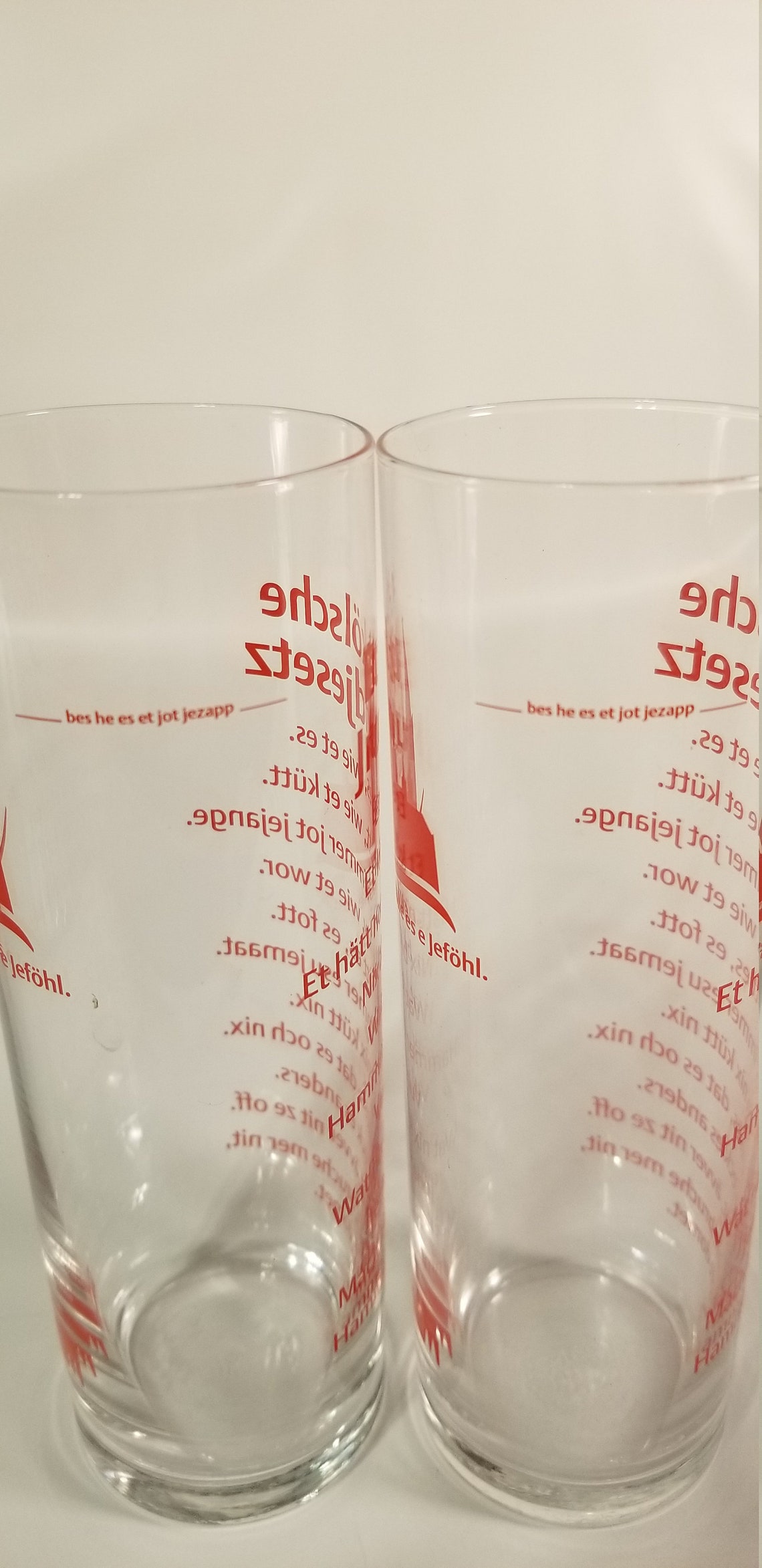 Set of 2 Kolsch glasses Schnapps Glasses Lot 528 Etsy