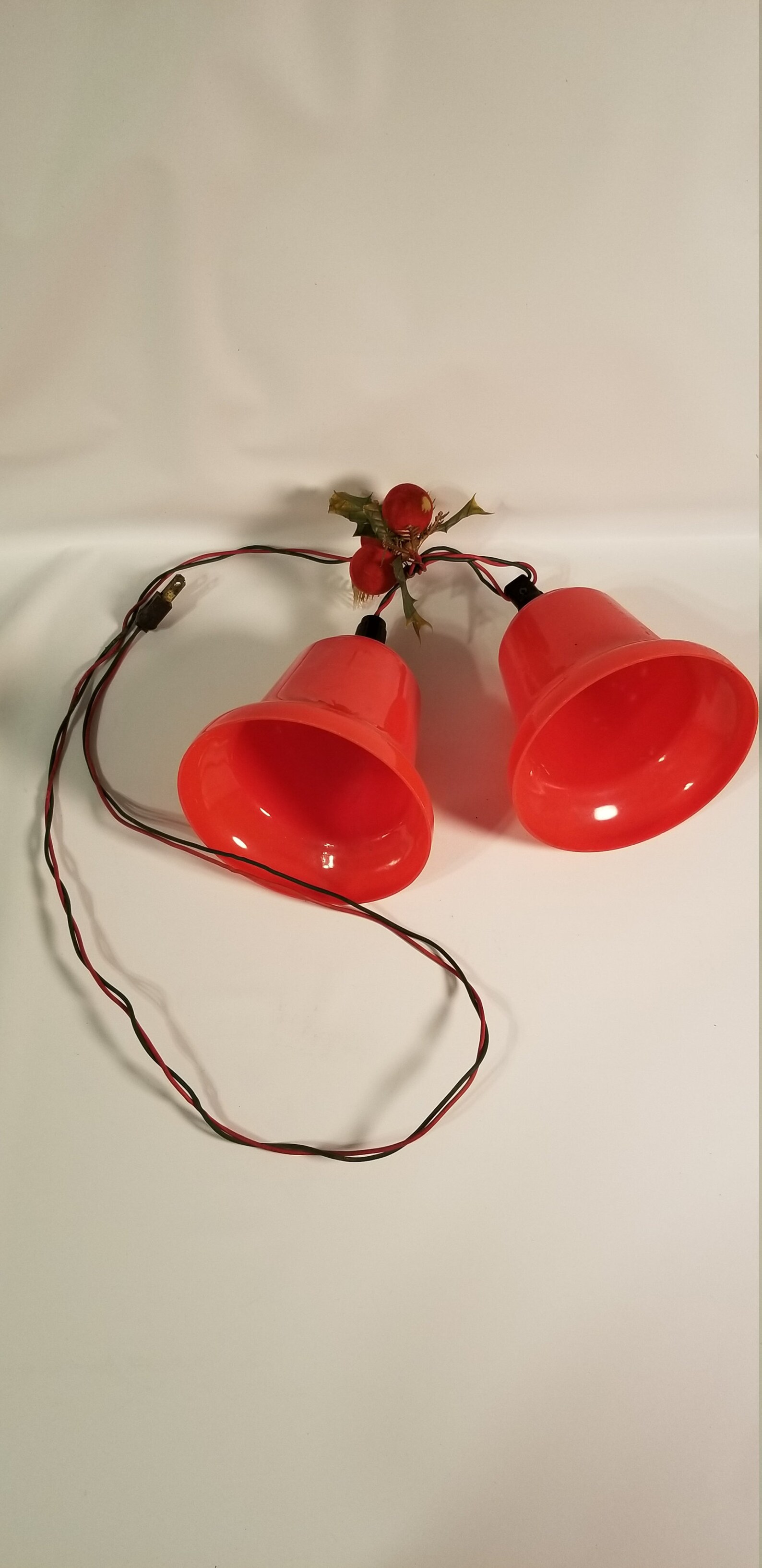Red Plastic Christmas Bells 