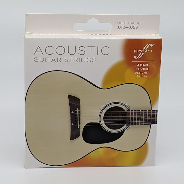 Acoustic Guitar Strings Adam Levine First Act Designer Series Light Gauge- Lot 1181-1183