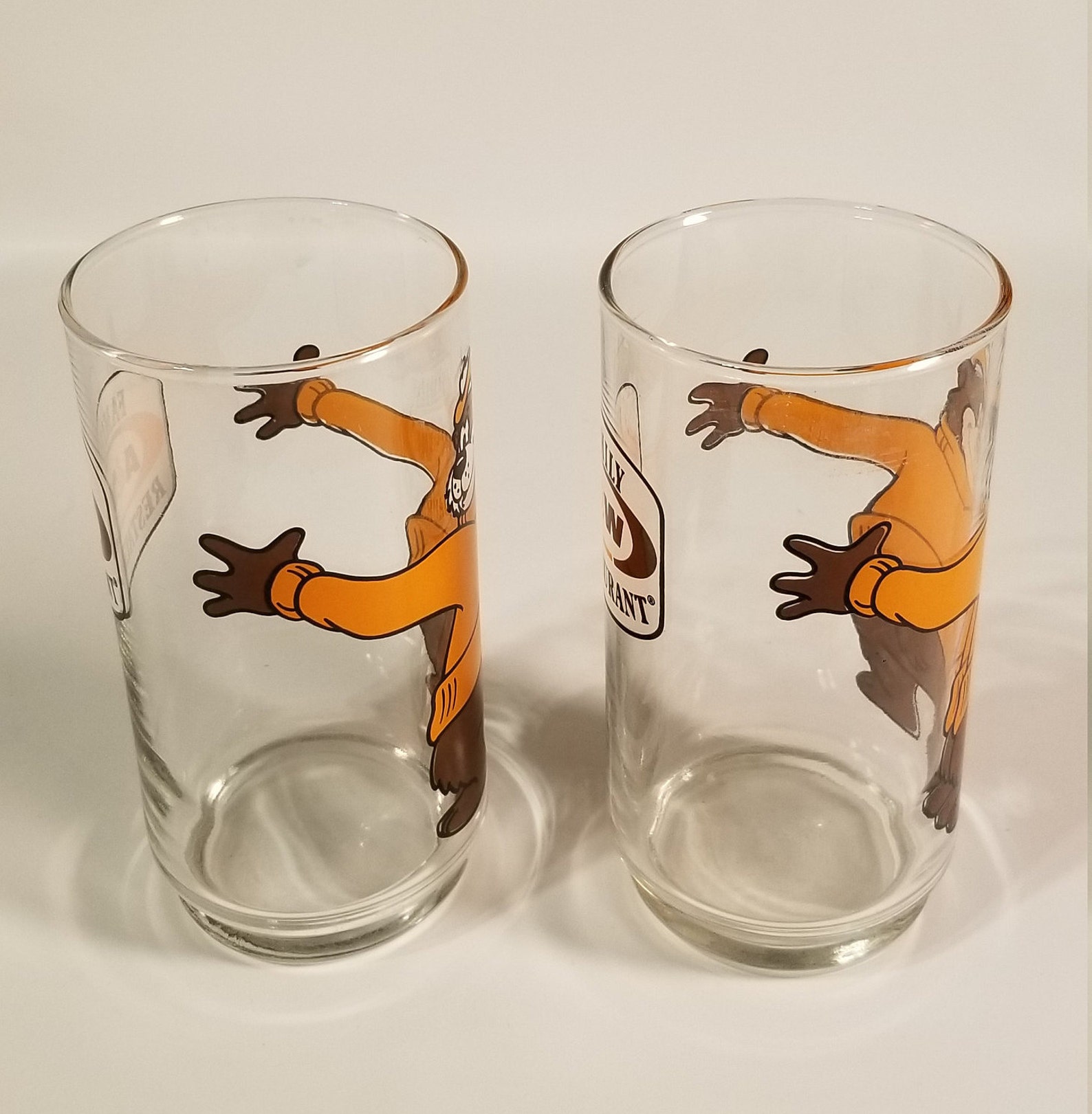 Vintage 1970s A & W Root Beer Glasses Set of 2 Lot 734 Etsy
