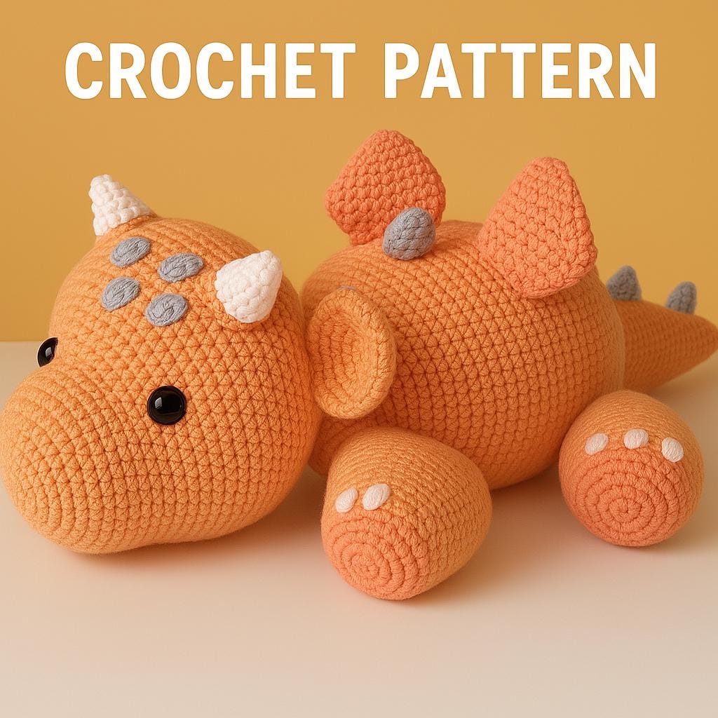 30 Dinosaur Crochet Patterns for Roaring Cute Amigurumi Projects 21 Amigurumi T-Rex Dinosaur Crochet Pattern