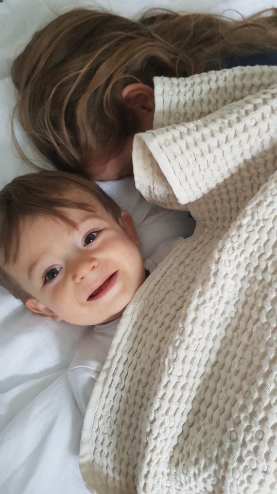 Kids waffle blanket hotsell