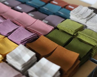 Fabric samples. Linen Fabric swatches. Linen swatches. Color swatches. Linen fabrics. Samples set. Linen fabrics color card. READY TO SHIP