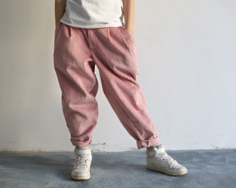 Pantaloni Larghi In Velluto A Coste Per Bambini - Joggers Con Coulisse In Vita, Morbidi E Caldi, Per Scuola E Inverno