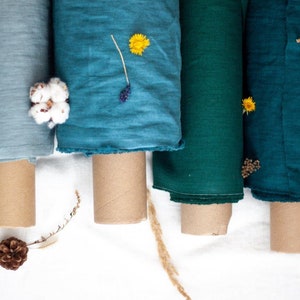 BEST PRICE pure linen 40 colors European Linen, 100% natural Linen fabric. Medium weight, prewashed, softened Linen. Linen Fabric For Sewing