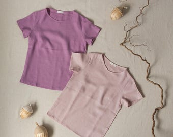 Rybárik Linen T-Shirt – Women’s Loose Fit Linen Top – Minimalist Summer Tee – Eco-Friendly Breathable Shirt – Sustainable Capsule Wardrobe