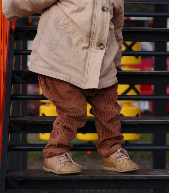 100% Cotton Corduroy Pants Natural 