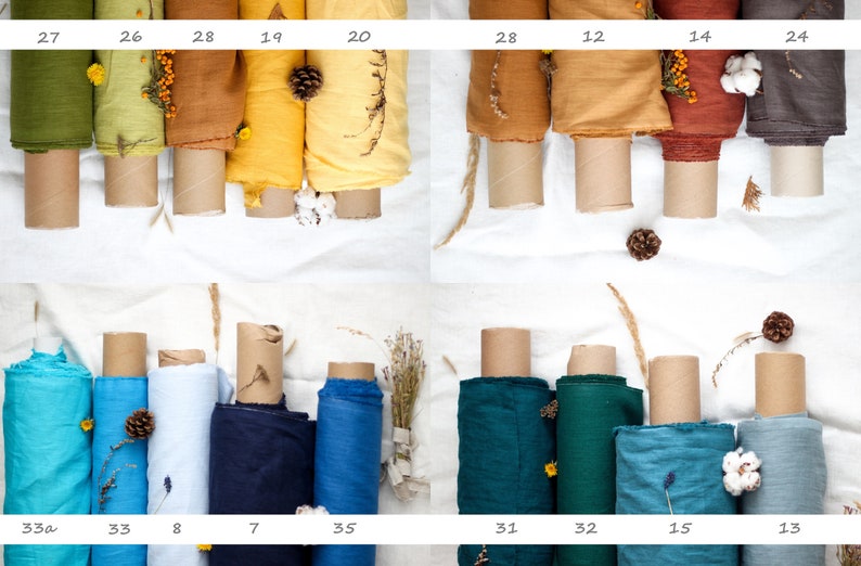 Gathered Linen Skirt with buttons. 40 colors to Choose. Linen Skirt with pockets and Elastic Waist. Cottagecore Linen Skirt Milkmaid image 8