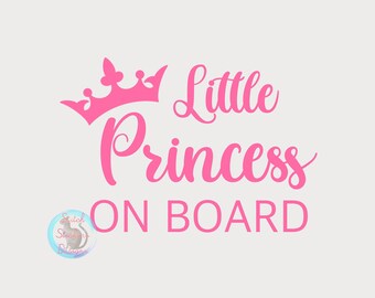 Download Safety Lfs Personalised Mummy S Princess Star Shaped Baby On Board Car Sign New Baby
