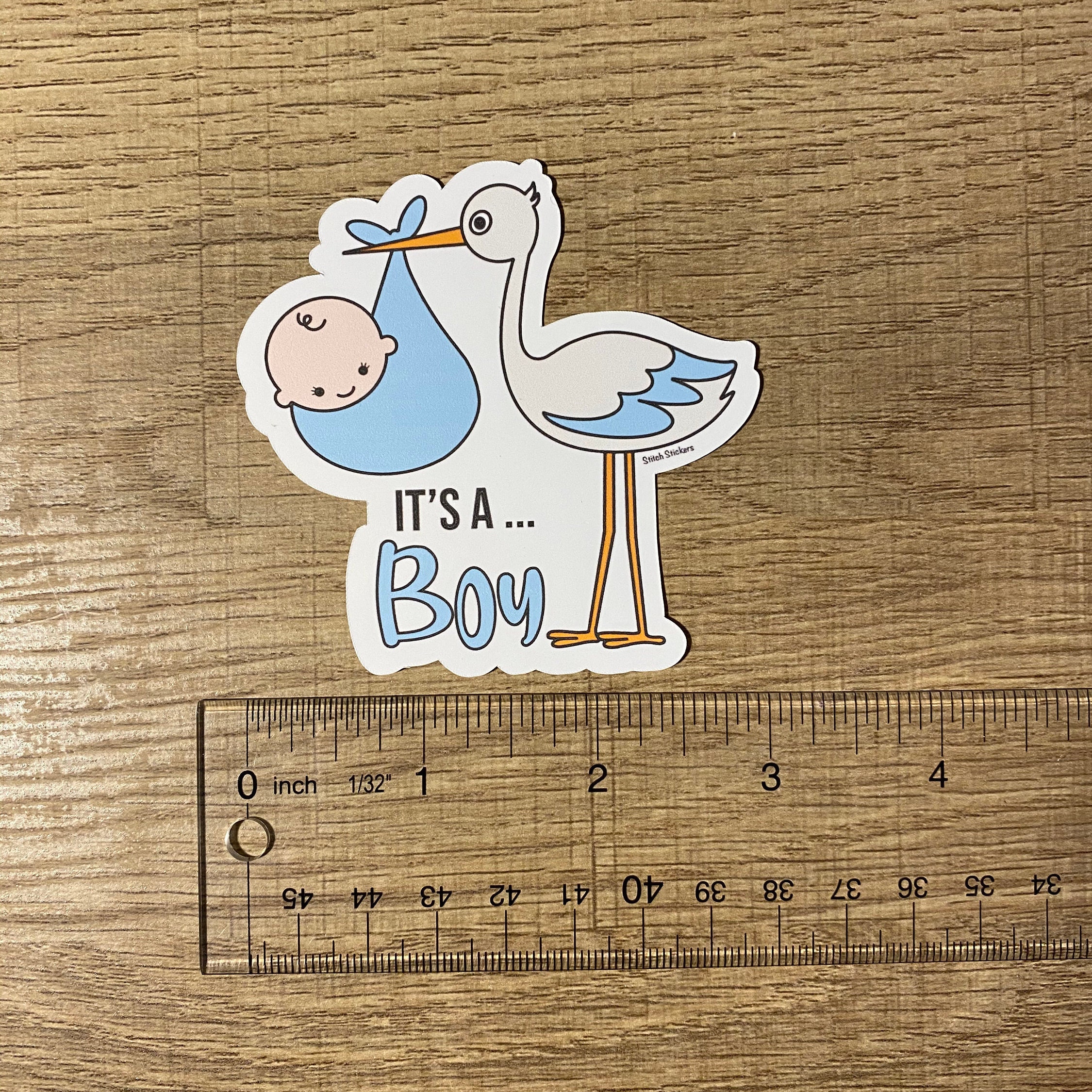 Its a Boy Sticker Baby Sticker Baby Announcement Sticker Etsy