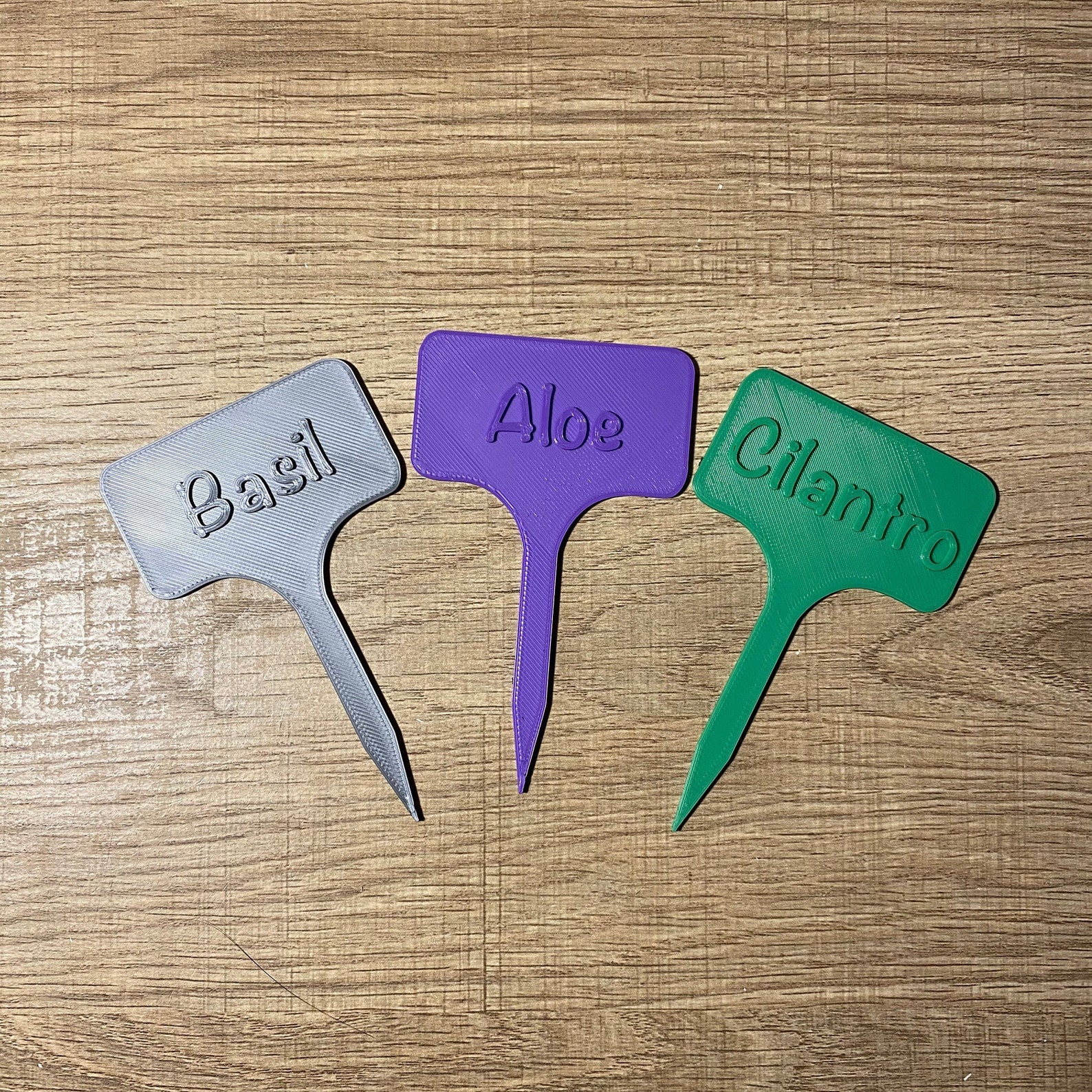 Custom Plant Label Stakes Herb Markers Garden Stake Labels Etsy