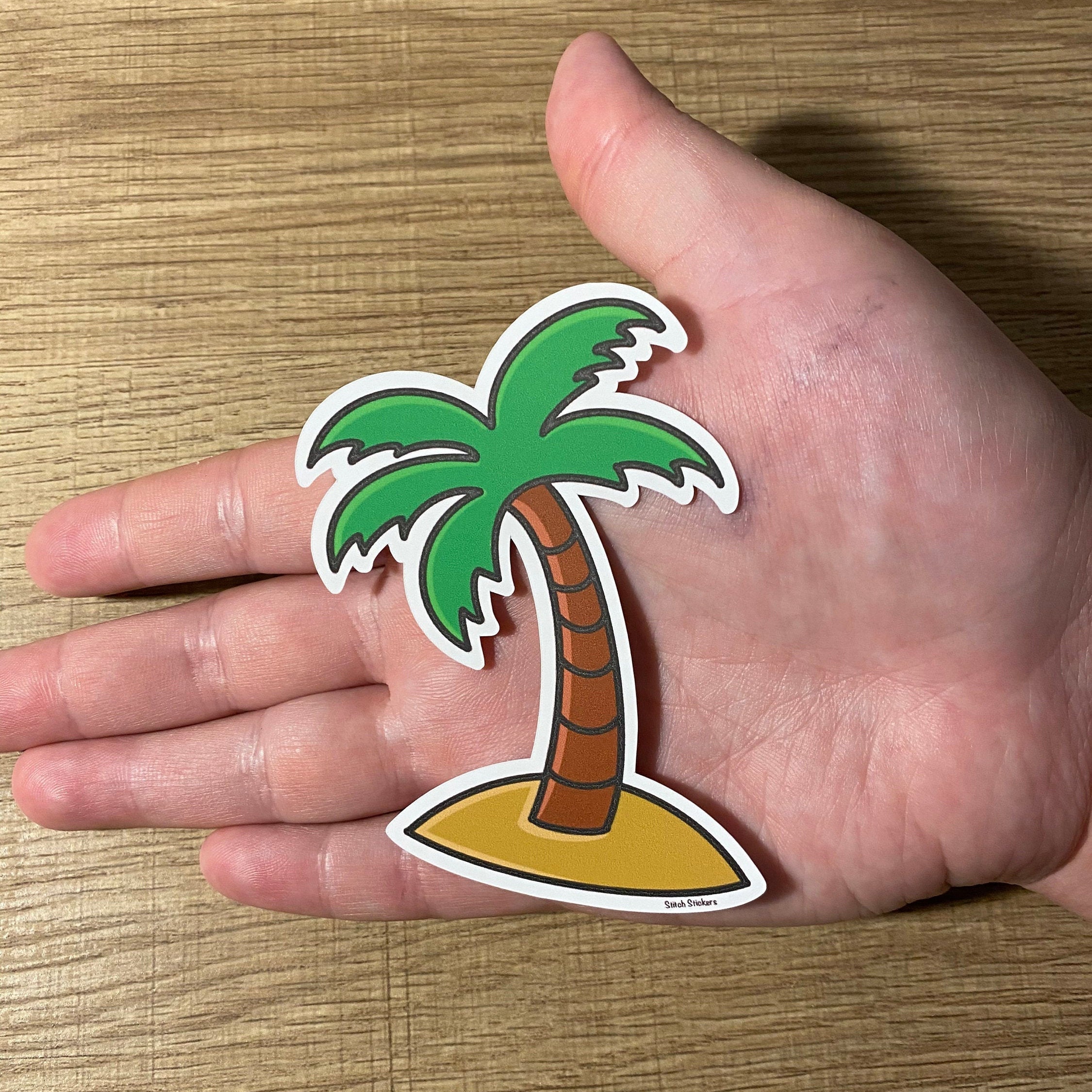 Palm Tree Sticker Palm Tree Hydroflask Sticker Summer Etsy