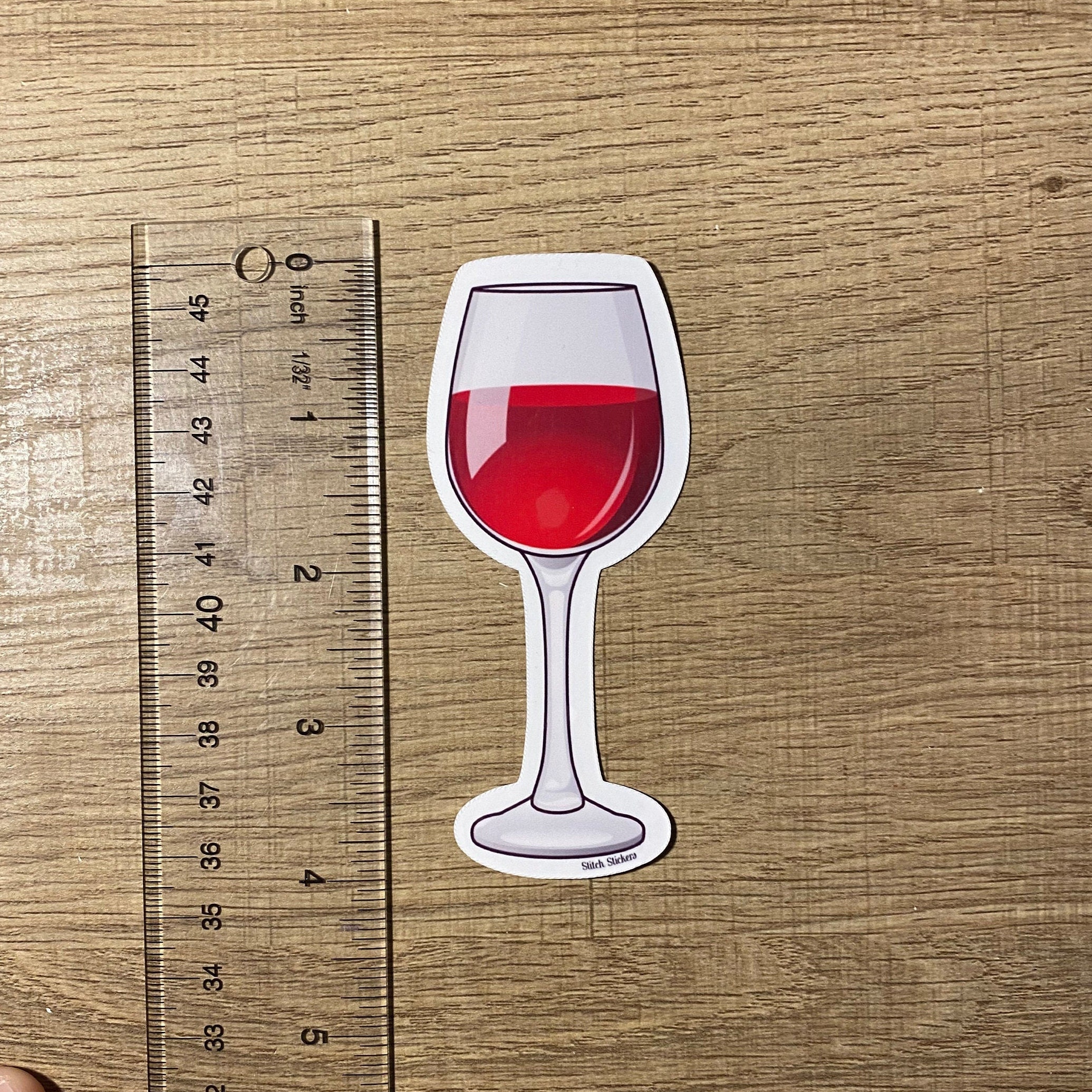 Wine Sticker Wine Glass Sticker Red Wine Sticker Wine | Etsy UK