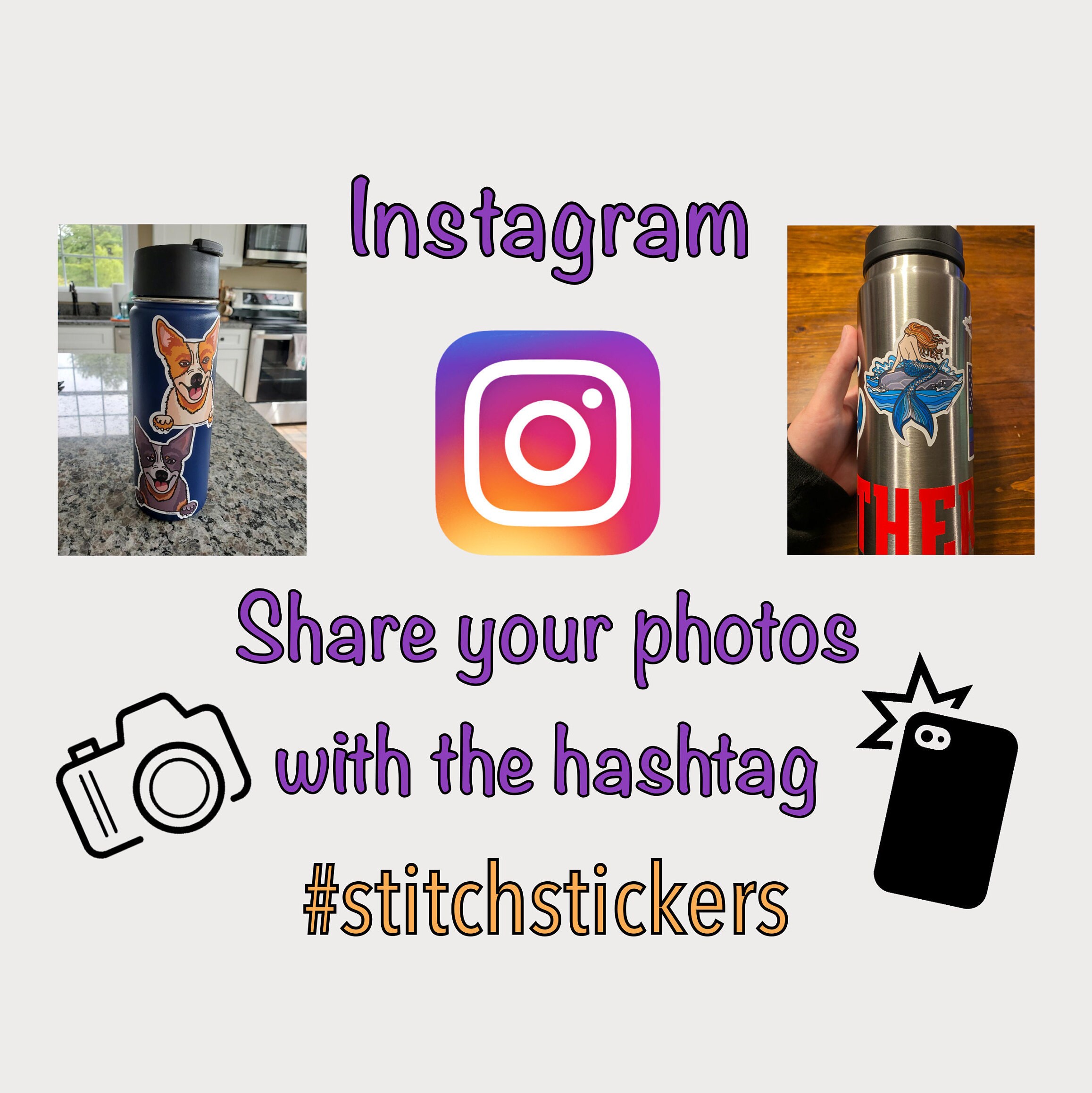 Custom Portrait Sticker Portrait Sticker Simple Portrait Etsy